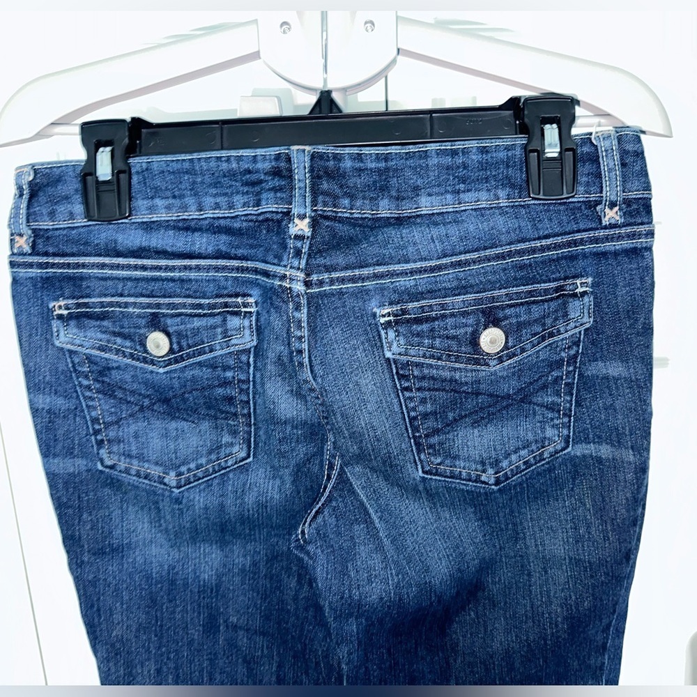Aeropostale Dark Blue Straight Leg Capris